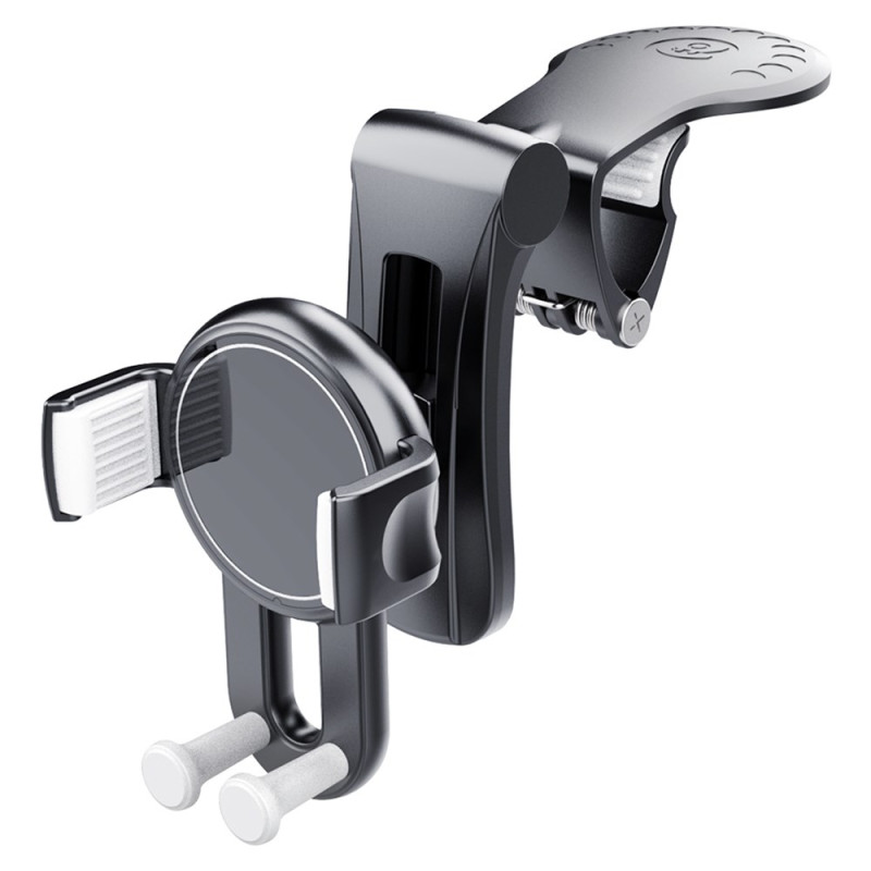 Suporte para telemóvel ajustável e multifuncional para navegação no painel de instrumentos do automóvel