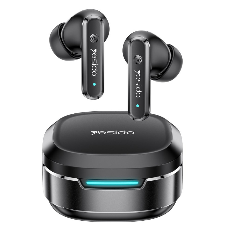 Auriculares
 sem fios ANC+ENC Controlos tácteis YESIDO