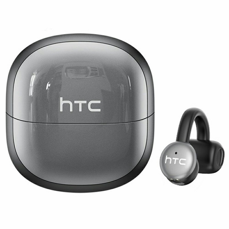 Auriculares
 desportivos sem fios com clip para orelha HTC e microfone