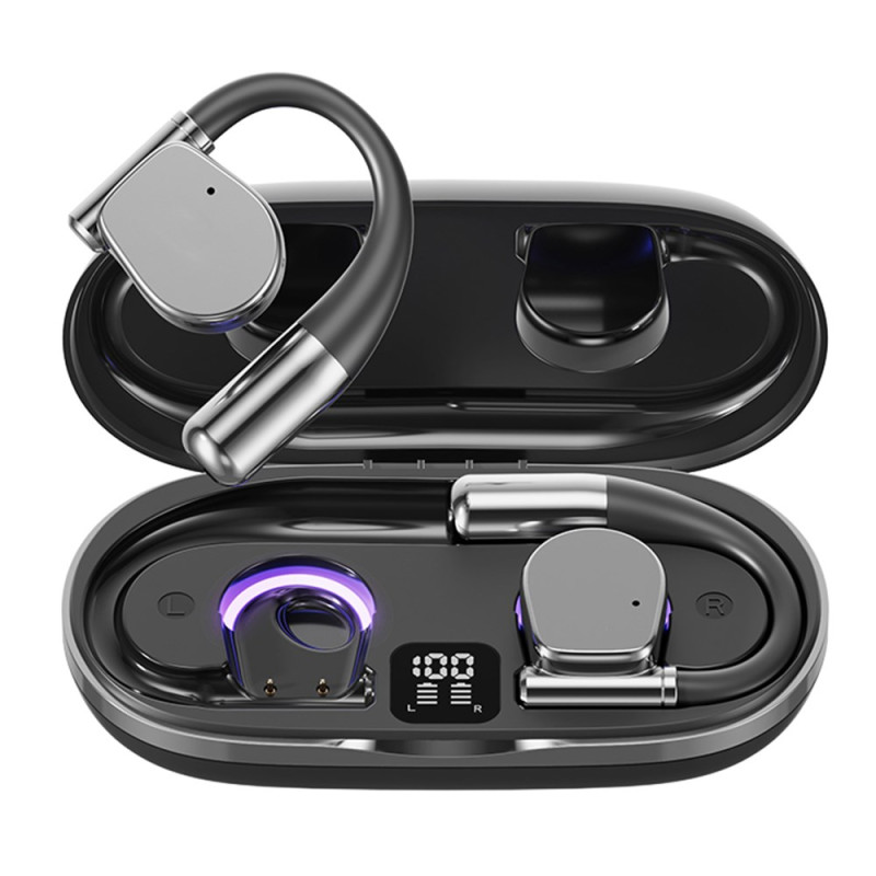 Auriculares
 sem fios Bluetooth 5.4 de condução aberta com redução de ruído