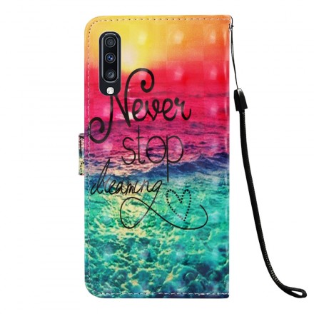 Capa Samsung Galaxy A70 Never Stop Dreaming