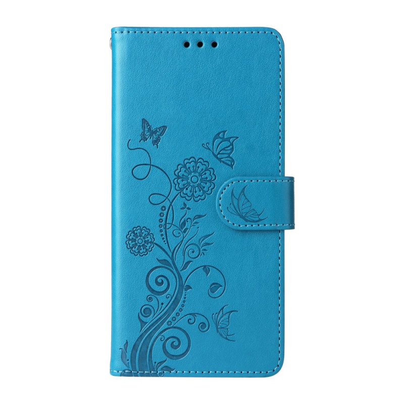 Capa Poco F8 Pro Design de borboleta floral