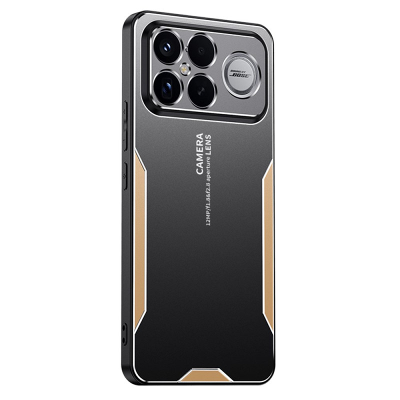 Capa com efeito metálico para Poco F8 Ultra