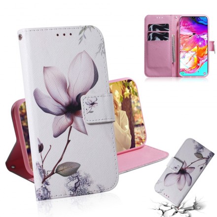 Samsung Galaxy A70 Flower Case Old Pink
