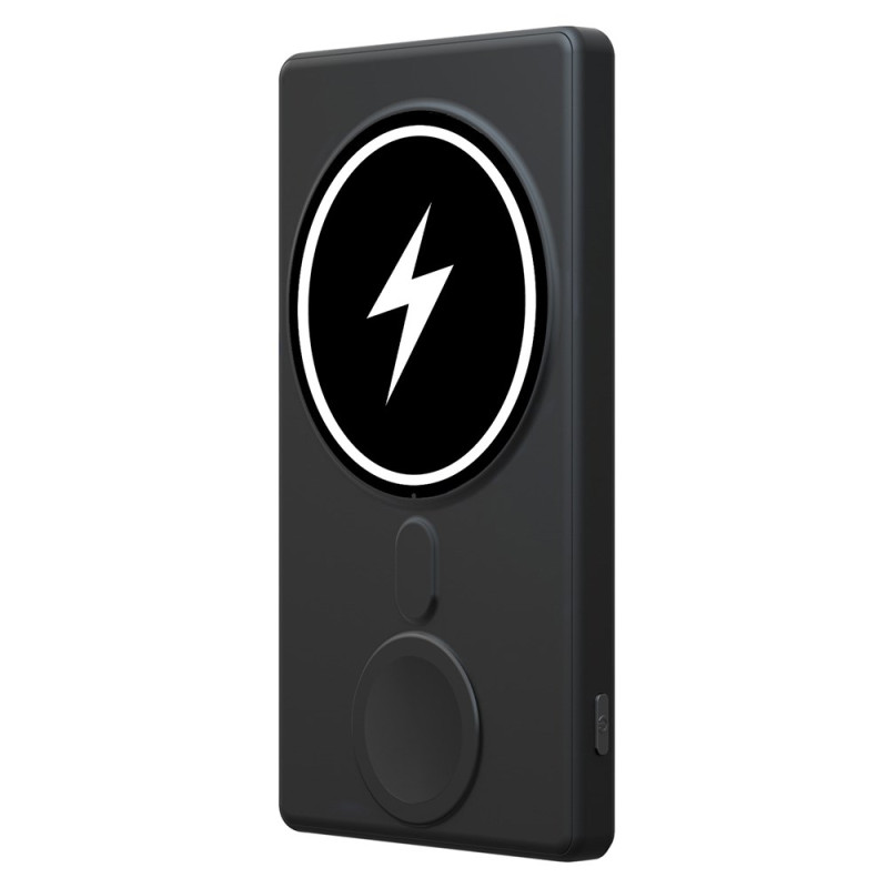 Bateria externa magnética sem fios 3 em 1 de 5000mAh