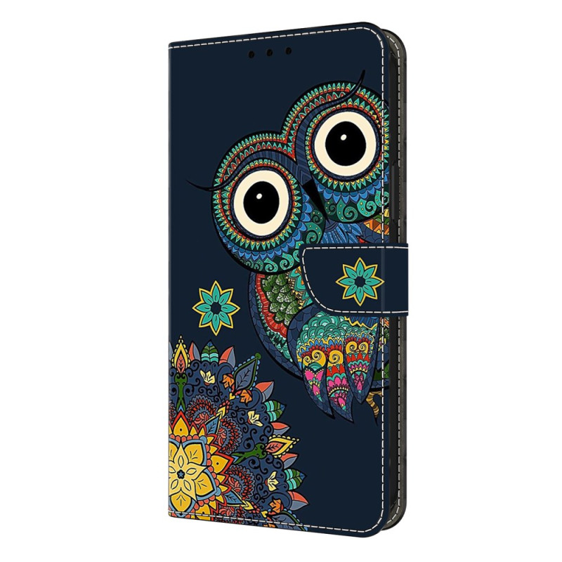 Capa para Samsung Galaxy S26 Plus Padrão Mandala Coruja