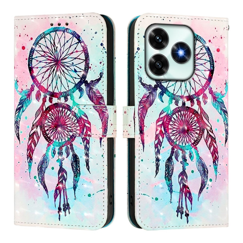 Capa para Honor X5c Plus em aguarela Dreamcatcher