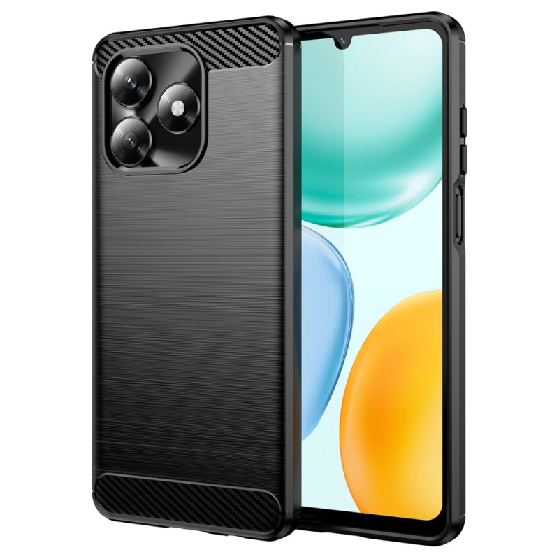 Capa de fibra de carbono escovada Honor X5c Plus 4G