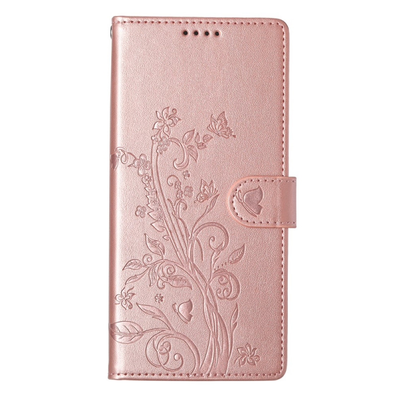 Capa Oppo A6 Pro 5G / 4G Design floral de borboleta