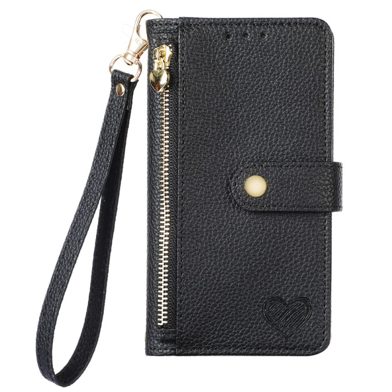 Capa Oppo A6 Pro 5G Wallet Design Heart