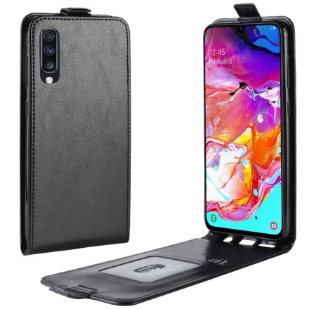 Capa de Efeito Couro Dobrável Samsung Galaxy A70