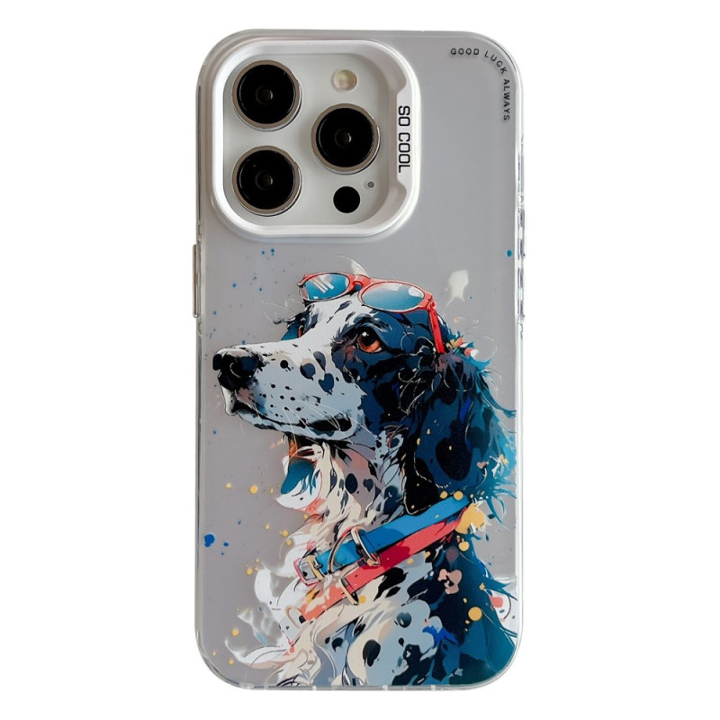 Capa para iPhone 13 Pro Cão Manchado Graffiti Animal