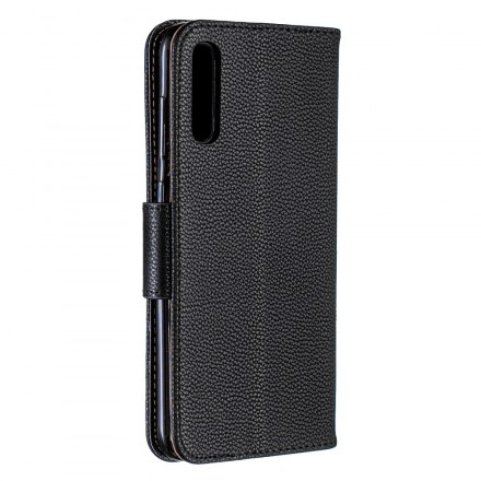 Samsung Galaxy A70 Case Lychee Oblique Flap