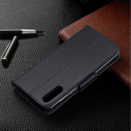 Samsung Galaxy A70 Case Lychee Oblique Flap