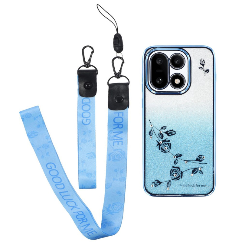 Capa para OnePlus 15 Padrão floral com cordões