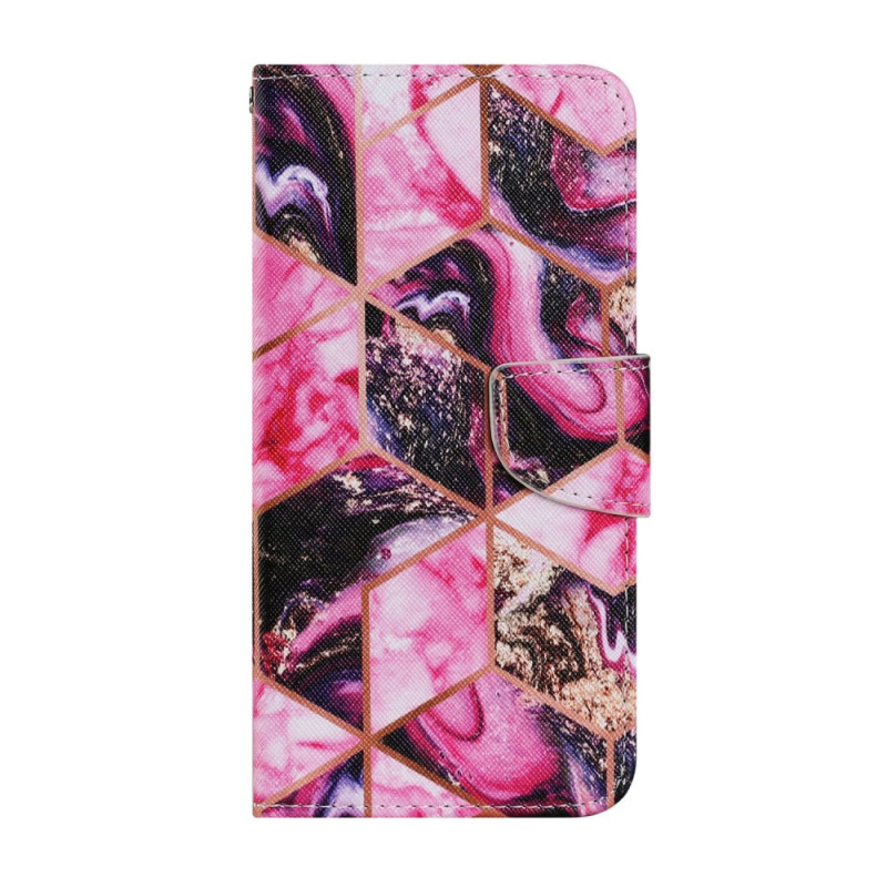 Capa iPhone 13 Pro Max Geometry Pink