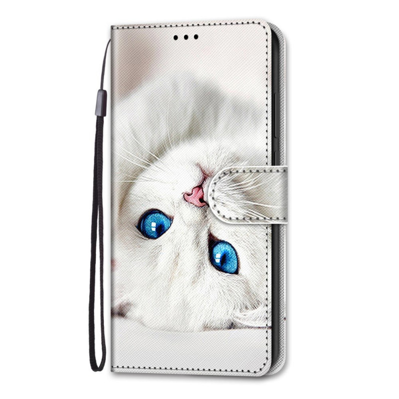 Capa iPhone 13 Mini Cat Branco