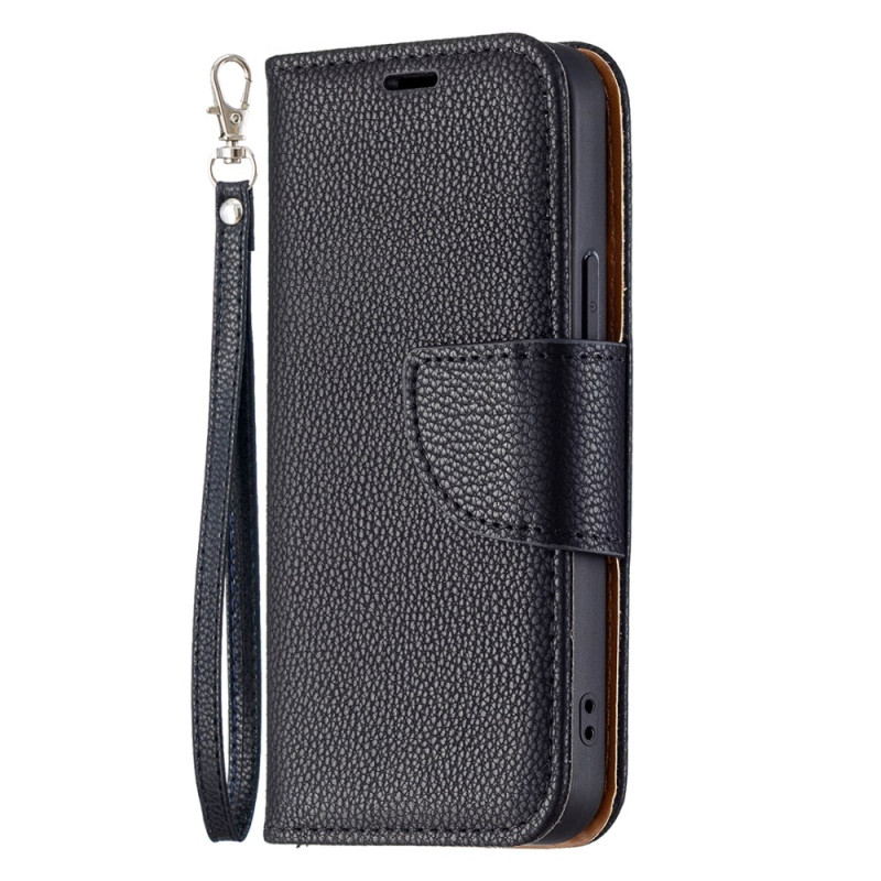 Capa com cordão texturizado para iPhone 13 Mini