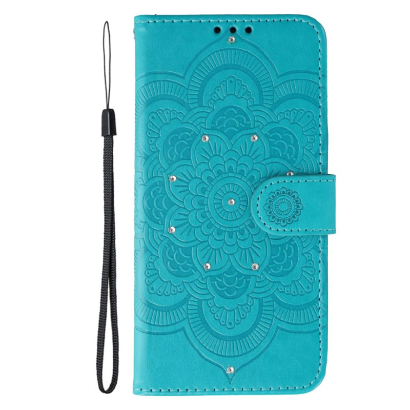 Capa Motorola Edge 70 Mandala e strass