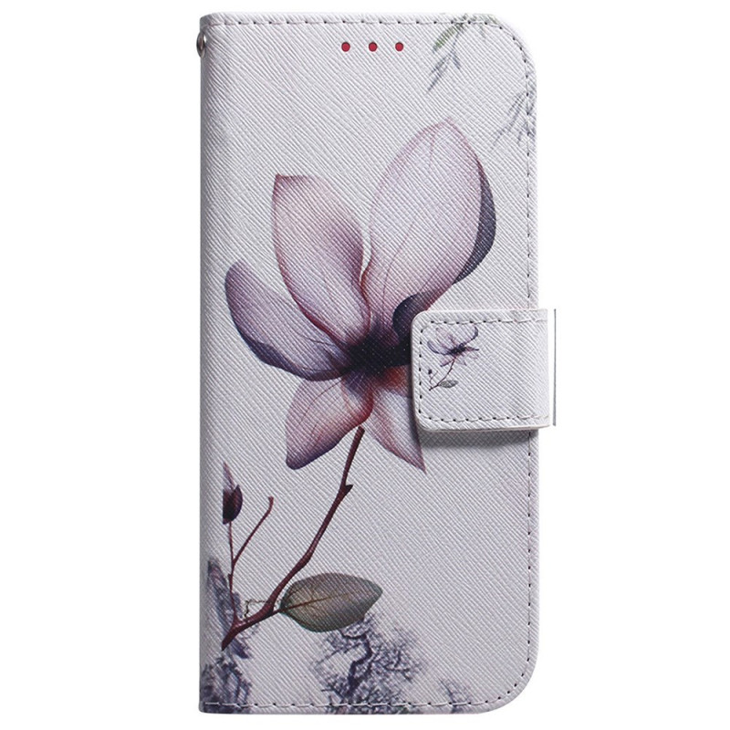 Capa de flores cor-de-rosa Xiaomi Redmi Note 15 5G