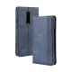  Capa de Couro OnePlus 7 Pro Vintage Efeito Flip