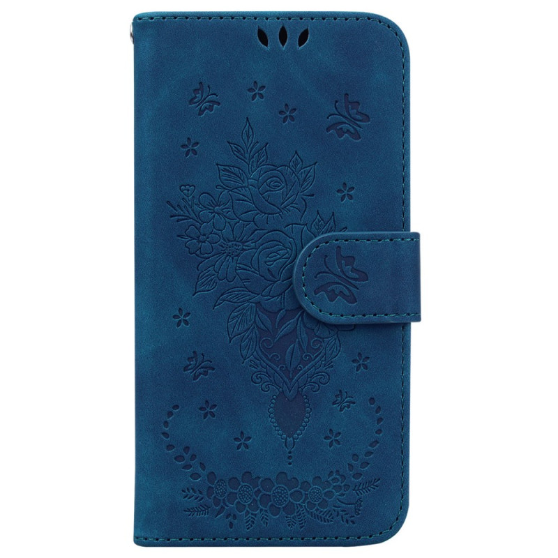 Capa para Xiaomi Redmi Note 15 Pro 5G Borboletas e rosas