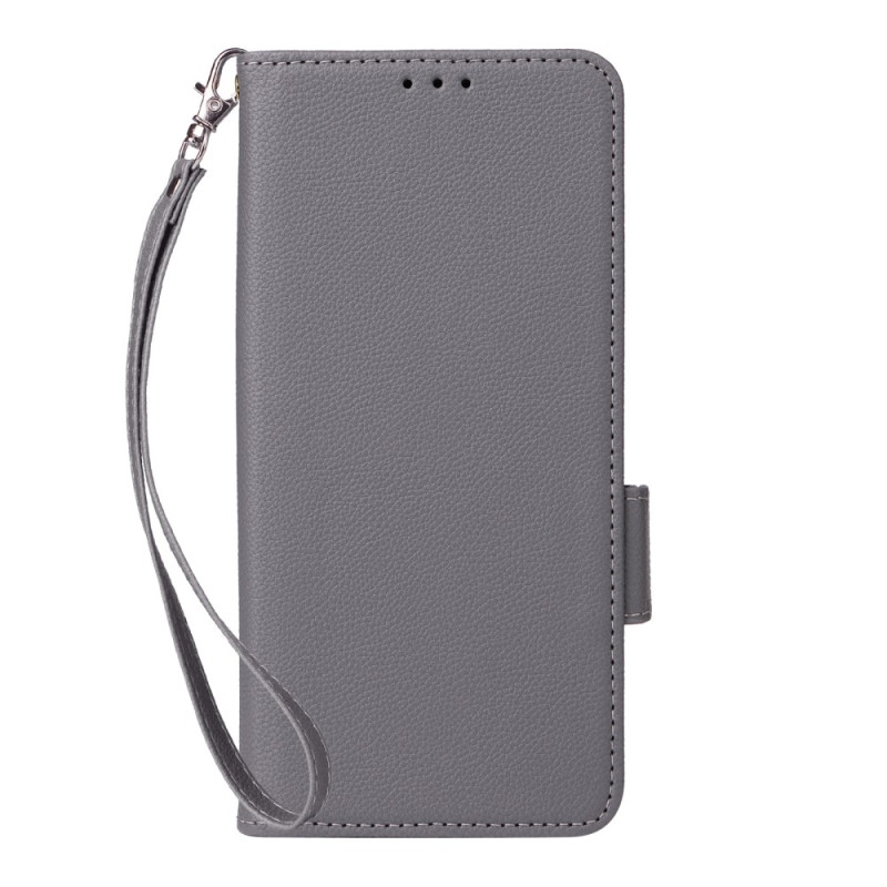 Capa em pele simulada Xiaomi Redmi Note 15 Pro 5G com correia