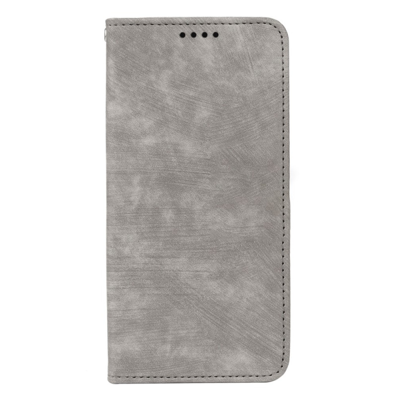 Capa Flip Cover Xiaomi Redmi Note 15 Pro 5G Retro Efeito Camurça