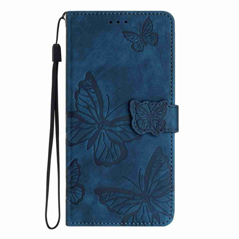 Capa borboleta com efeito camurça para OnePlus 15
