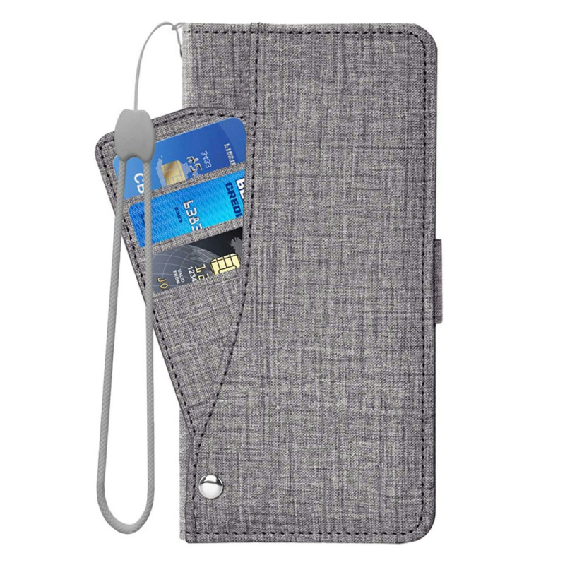 Capa com textura de ganga para Honor 400 Lite