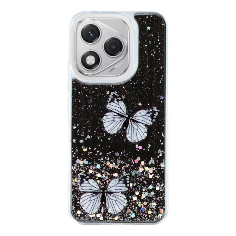 Capa Butterfly Glitter para Honor 400 Lite