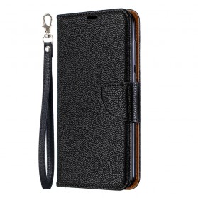 Capa Huawei Y7 2019 Aba oblíqua de Litchi