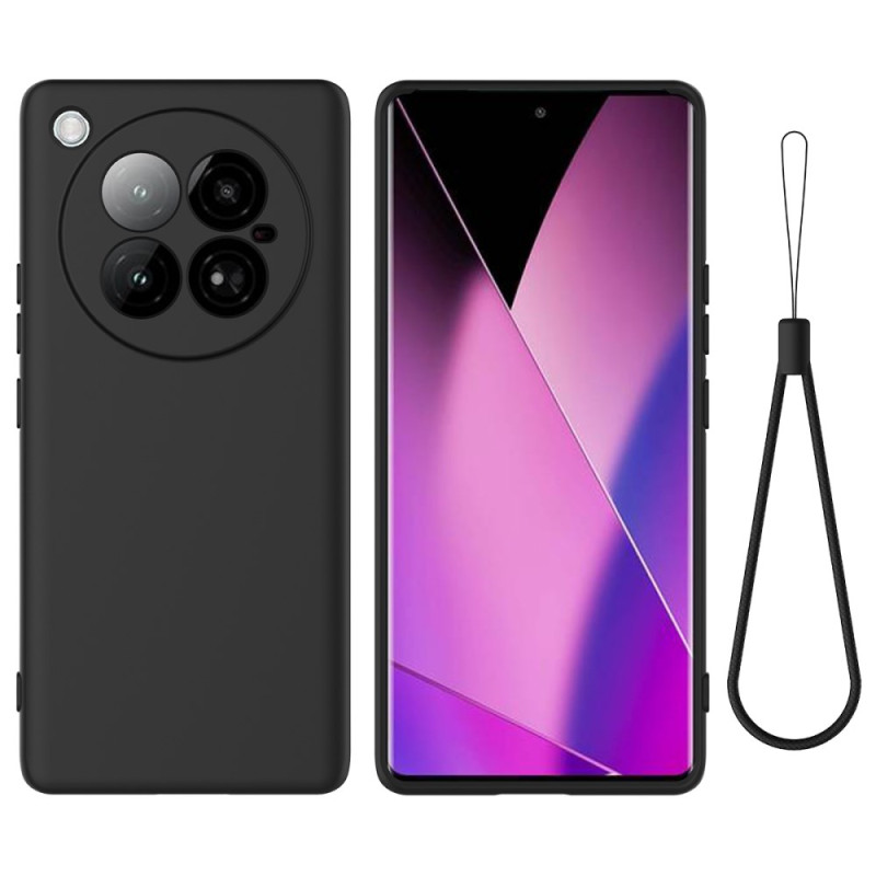 Capa de silicone com cordão para Infinix Zero 40 4G