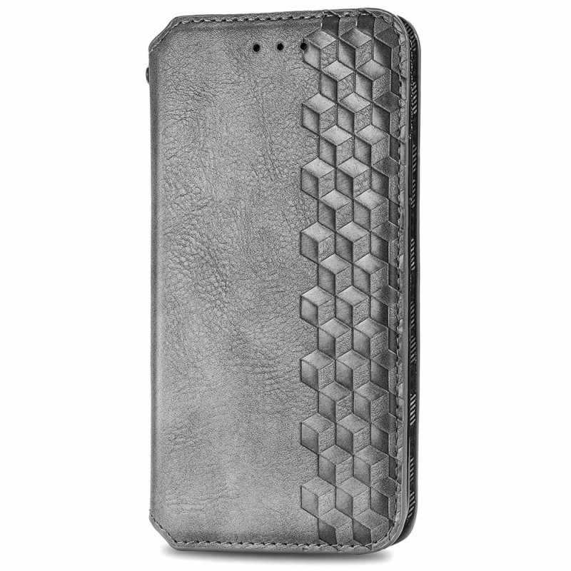 Capa flip Infinix Zero 30 4G Efeito camurça Padrão de diamante