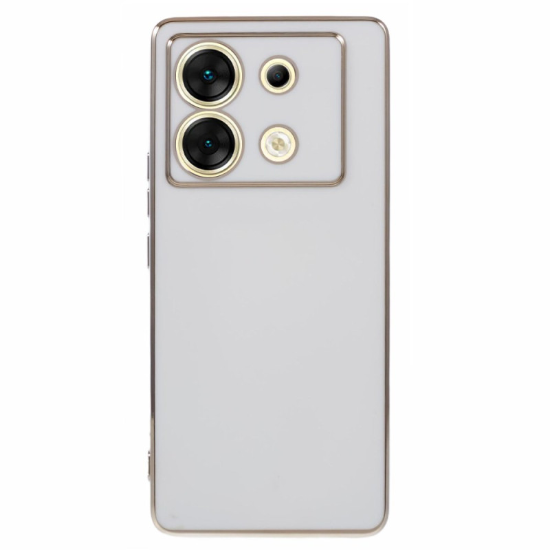 Capa Infinix Zero 30 5G com acabamento galvanizado brilhante