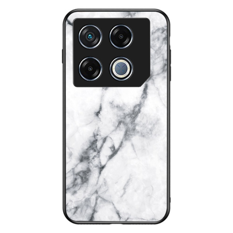 Capa nfinix GT 20 Pro Vidro temperado com padrão de mármore