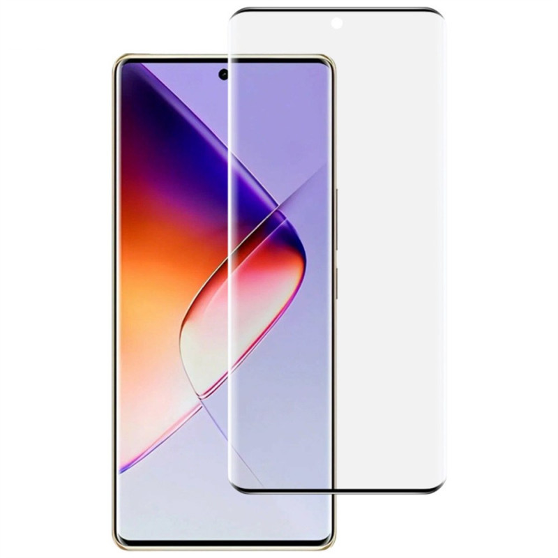 Protetor de ecrã integral de vidro temperado para Infinix Note 40 Pro 4G (compatível com desbloqueio por impressão digital)