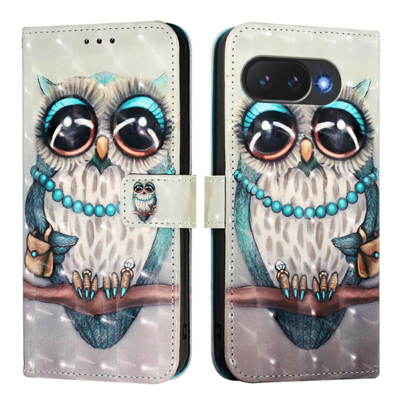 Capa Google Pixel 10A Coruja Cinzento