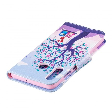 Huawei P30 Lite Cover Owls On The Swing