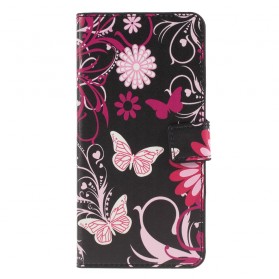 Capa Huawei P30 Lite Butterflies and Flowers