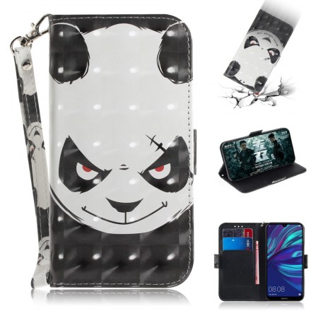 Huawei P30 Lite Panda Strap Case Angry