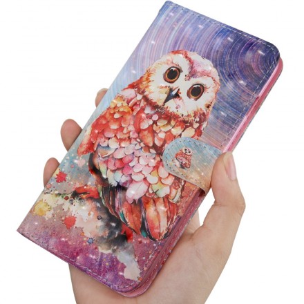 Capa Huawei P30 Lite Owl, o Pintor