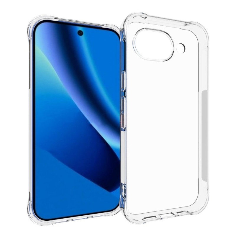 Capa transparente para Google Pixel 10A Cantos reforçados