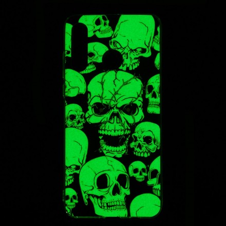 Capa Huawei P30 Lite Caution Fluorescent Skulls