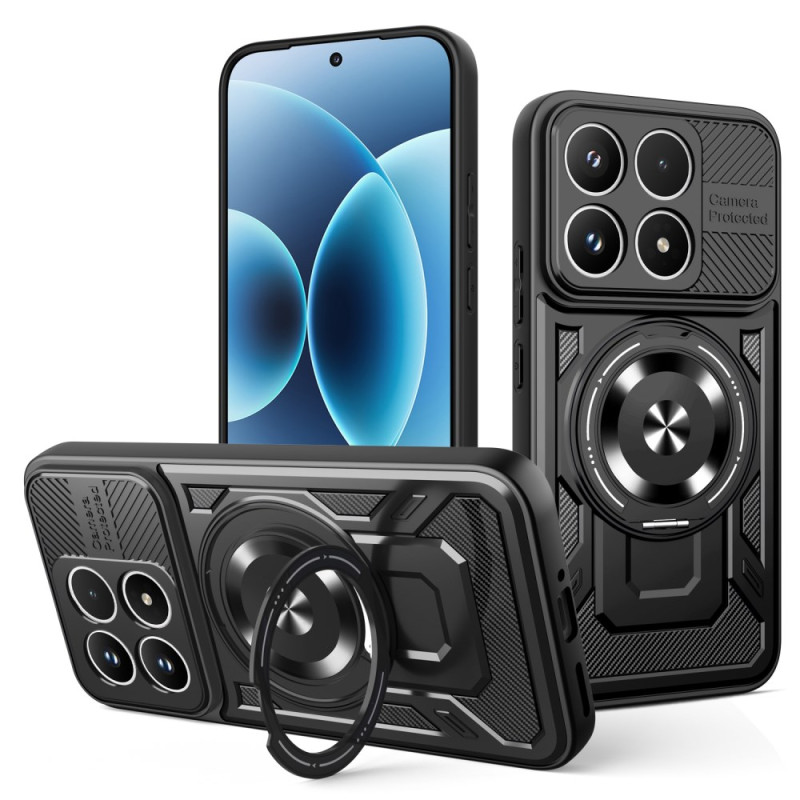 Capa magnética Xiaomi 17 com suporte rotativo