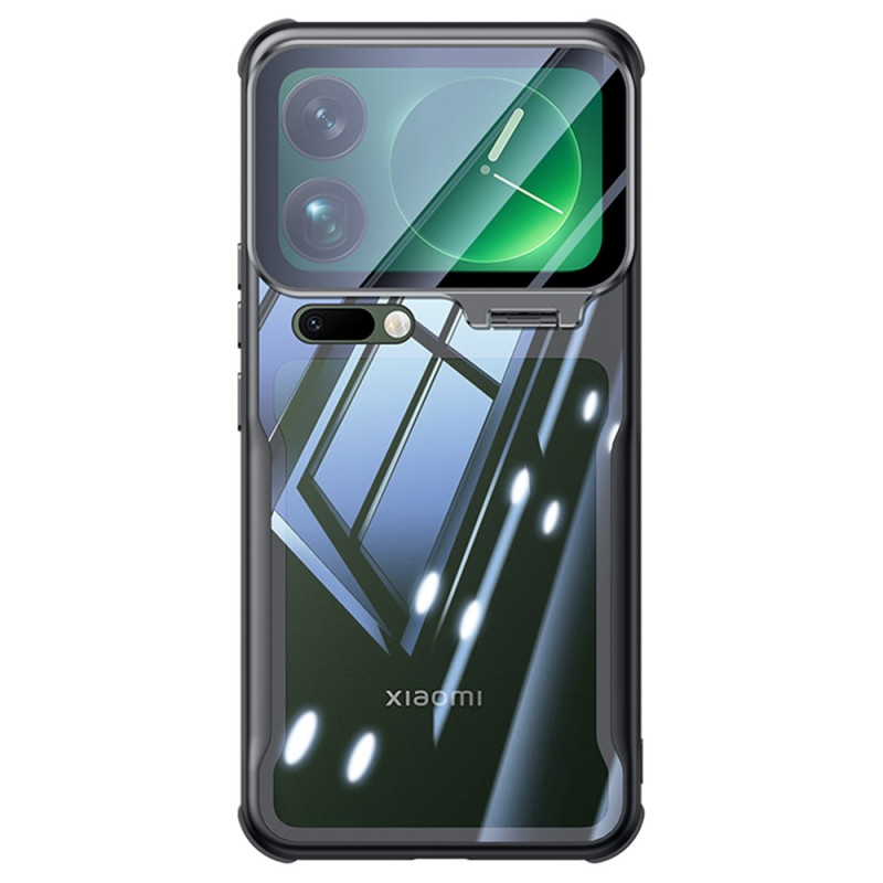 Capa transparente Xiaomi 17 Pro Suporte integrado e proteção da câmara