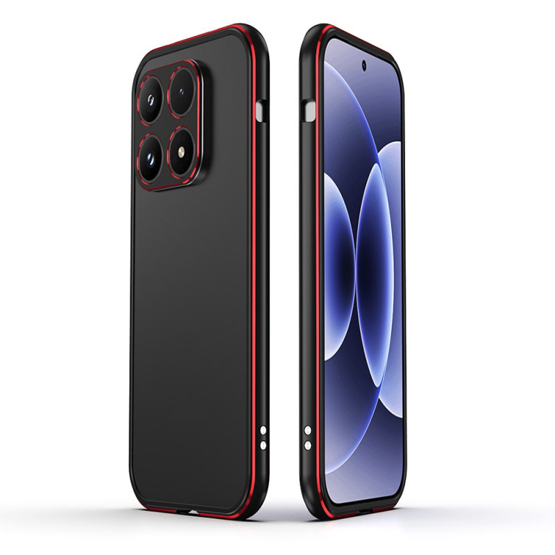 Protetor de protecção para lente Xiaomi 17 e para-choques com armação de metal