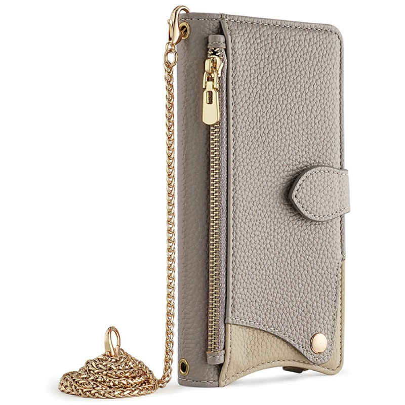 Xiaomi 17 Pro Capa para carteira e corrente