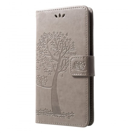 Capa Huawei P30 Lite Tree and Owls with Strap
