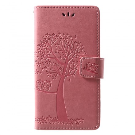 Capa Huawei P30 Lite Tree and Owls with Strap